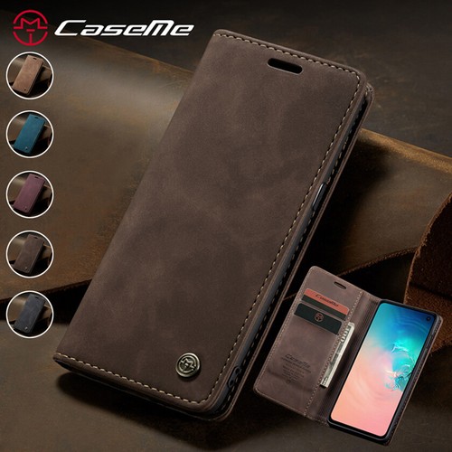 Magnetic wallet case leather - magnetic,