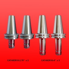 CAT40 ER16 Collet Chucks 4 Pcs