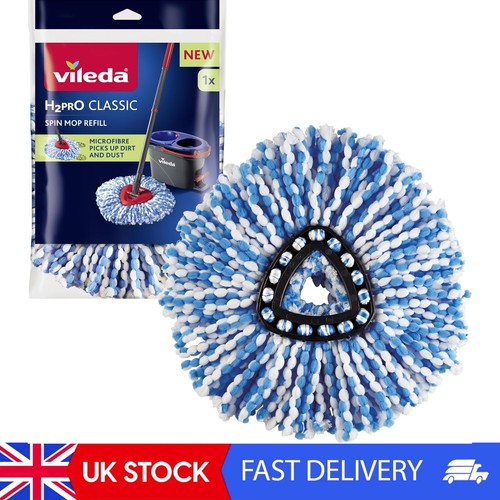 H2pro spin mop - mop, refill,
