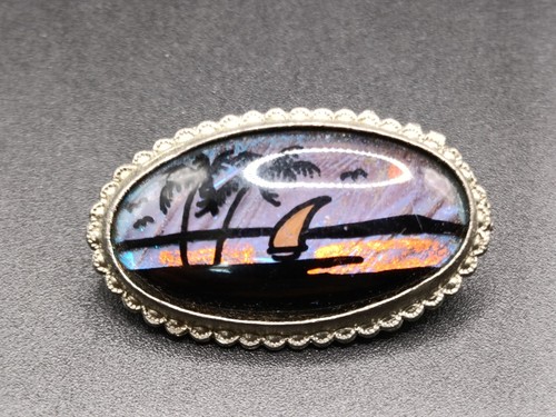 Vintage art deco painted