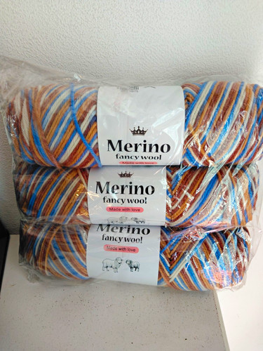 Merino fancy wool yarn - fancy,