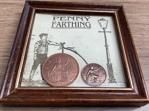 Penny farthing coin picture - penny,