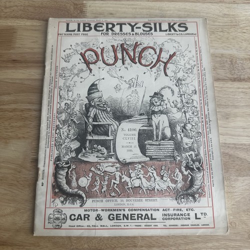 Punch magazine march 1920 - punch,
