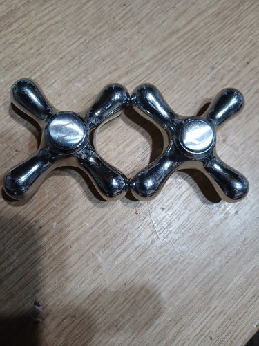 Pair chrome victorian style - pair,