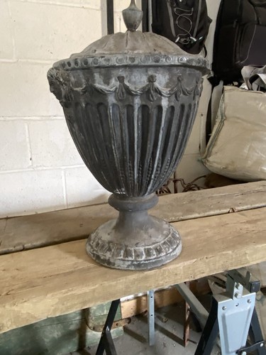 Heavy lead garden ornament - a,