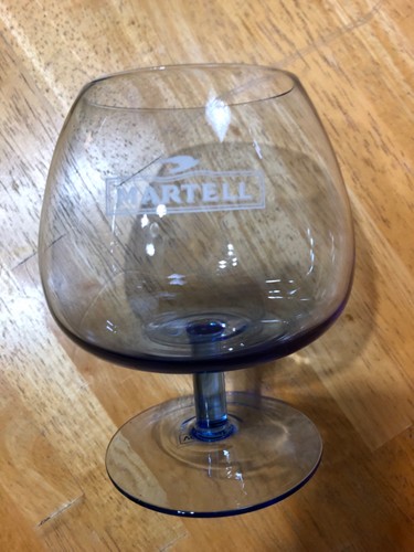 Martell cognac snifter blue - martell,