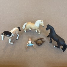 Lot of 3 SCHLEICH Horses + 1