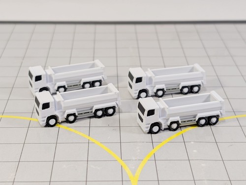 Tipper truck airport - truck, (x4)