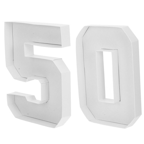 Pcs number cutouts - 2,