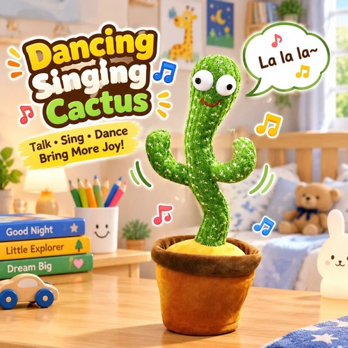 Talking toy dancing cactus - toy,