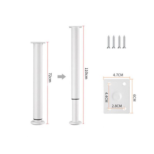 4pc 720 1100mm adjustable - 720-1100mm,