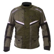 Frank Thomas Legacy Motorcycle Jacket Green Dark Green Black