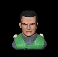 Captain Scarlet and the Mysterons - Lieutenant Green - Puppet Head Cast Bust