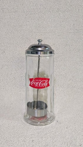 Vintage coca cola glass chrome - vintage, coca-cola