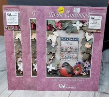 Just Nan " Lady Scarlet's Journey" Cross Stitch Charts & Embellishments Full Set