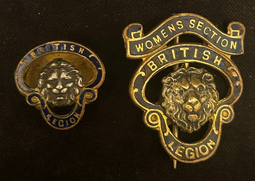 Vintage british legion - british, badges