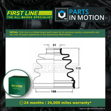 CV Joint Boot fits MITSUBISHI