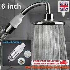 Shower Head Large Chrome Water Saving Filter High Pressure Adjustable Head