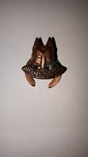 Vintage Boy Scout Wolf Head Lapel Badge 