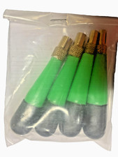 SET OF x 4 GREEN/BLACK SOFT GRIP STUMPY BREAD PUNCHES 4mm - 7mm