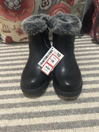 Girls black winter boots size - winter,