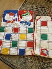 Vintage Cot Bedding Quilt 80’s 90’s St Michael M&S Reborn Doll