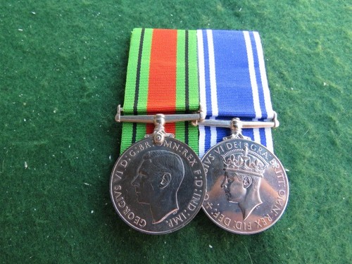 Defence medal and - 2, police