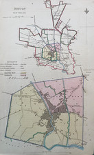 1837 Antique Map; Boston