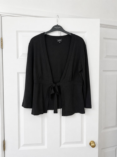 Elegant silk hobbs black wrap - silk,