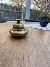 Charming Vintage Indian Elephant Bell Floral Engraving With Original Holder