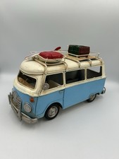 Lesser & Pavey ‘Vintage Camper Van’ Blue Shelf Ornament Vtg Style Room Decor