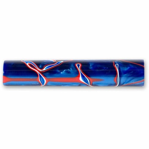 Blue with red - blue,
