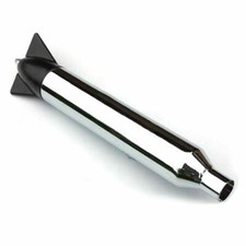 BSA Bantam D1 Plunger Frame Fishtail Silencer (With Fin) UK Made