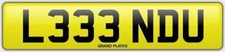 LENDER LOAN NUMBER PLATE L333