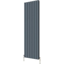 Radbliss 1800x544mm Vertical Double Panel Radiator Anthracite Grey Heating