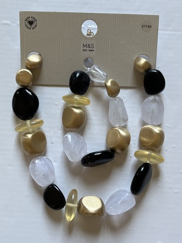 Bead necklace bracelet - m&s, &