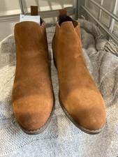Hush Puppies Tan Pull On Ankle Boots Size 7