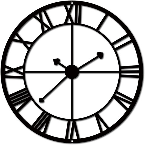 Large wall clock big numerals - big,