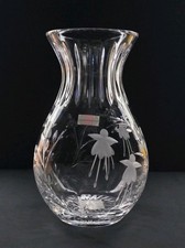 Stuart crystal cut glass - glass, vase