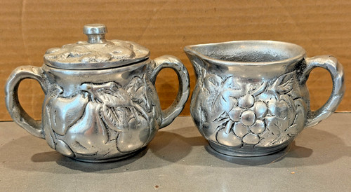 Pewter vegetable fruit - pewter,