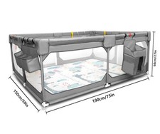 Baby playpen with mat - playpen,