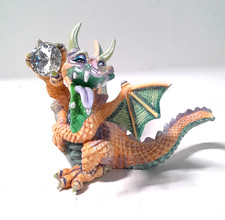 Mood Dragons Cocky Figurine  Franklin Mint Limited Edition Vintage Crystal