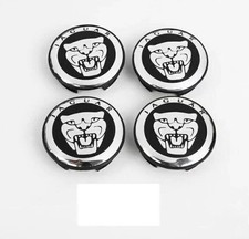 Genuine Wheel Center Cap 58mm Hub Caps XJ XJR XK XF XS Type Growler Black Jaguar
