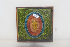 Victorian ceramic tile floral - ceramic,