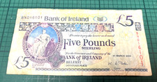 Bank of Ireland £5 Note 2003