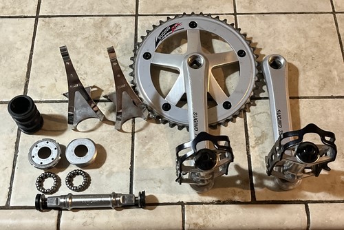 Sugino crankset 165mm - crankset, track