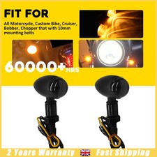 2PCS Smoked Motorcycle Front
