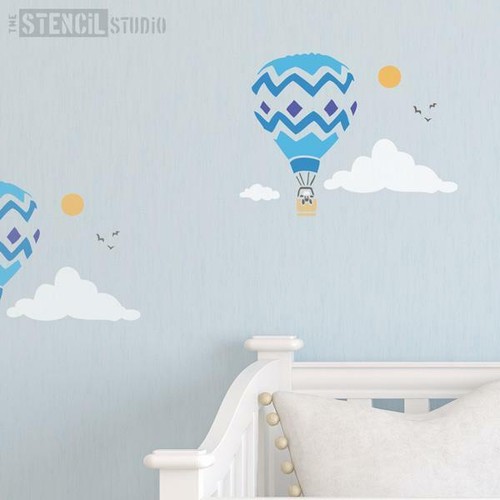Reusable nursery stencil - reusable,