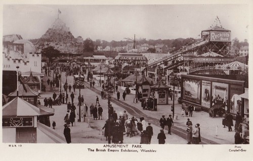 Vintage postcard amusement - -,