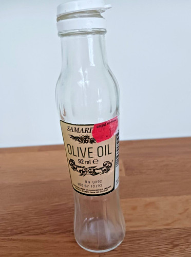 Vintage samaritan olive - samaritan, oil